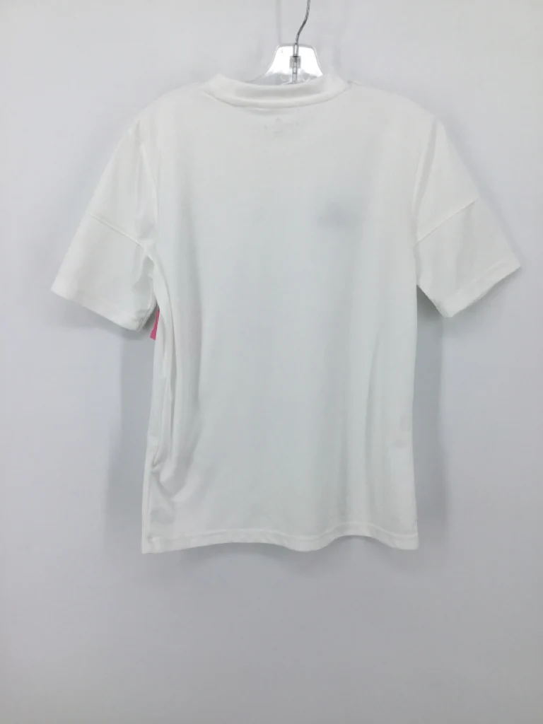 Adidas Child Size 10 White Solid T-shirt - boys - Image 2