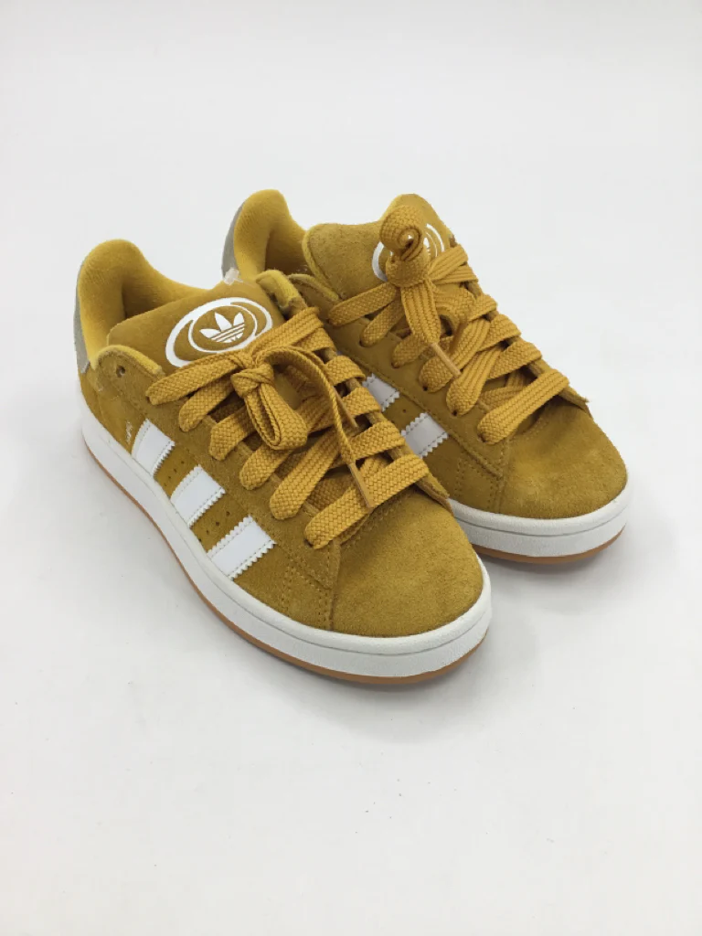 Adidas Child Size 4 Youth Yellow Sneakers