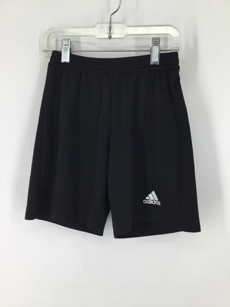 Adidas Child Size 8 Black Solid Shorts - boys