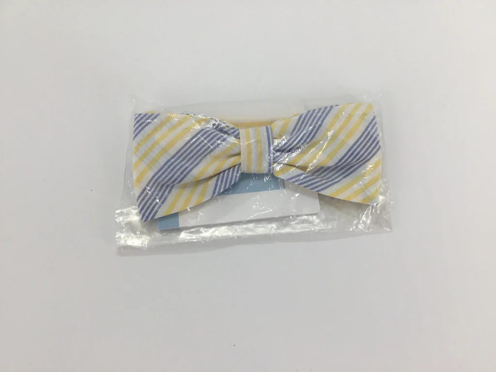 b Bella Bliss Child Size One Size Yellow Stripe Bowtie
