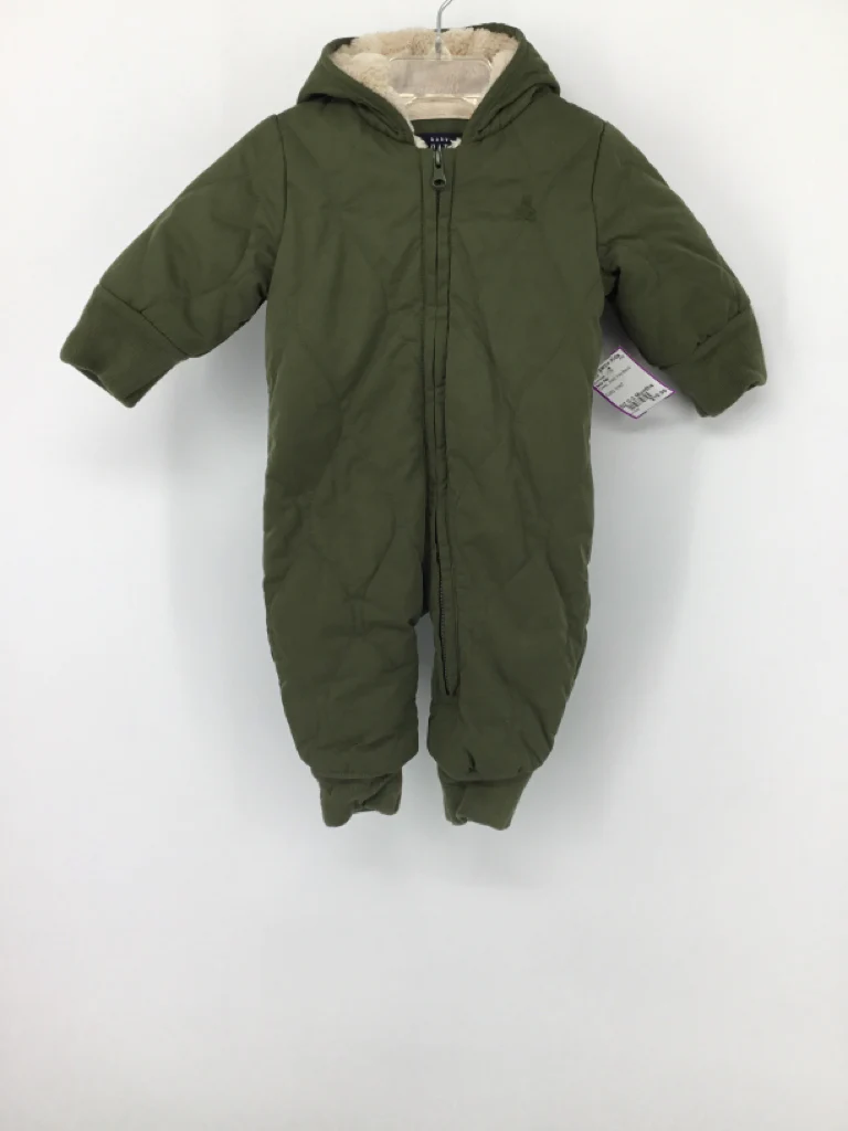 Baby Gap Child Size 0-3 Months Green Solid Outerwear - boys