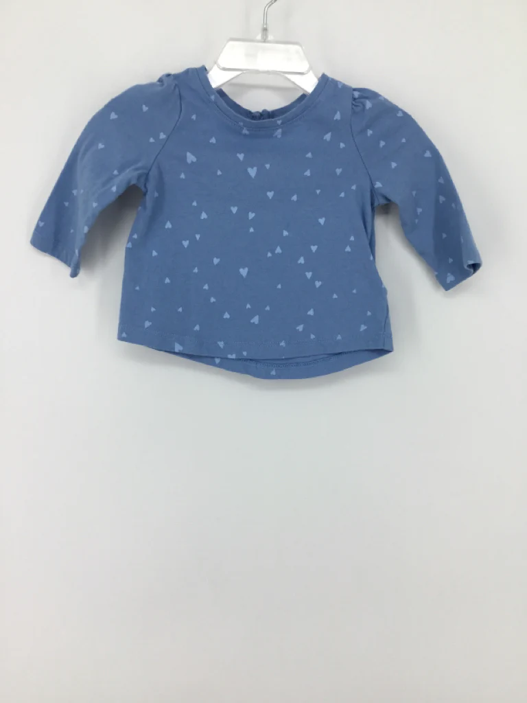 Baby Gap Child Size 3-6 Months Blue T-shirt - girls