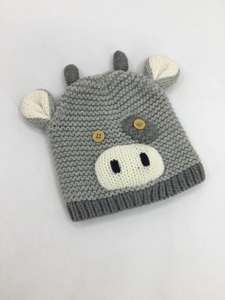 Baby Gap Child Size 3-6 Months Gray Solid Hats - boys