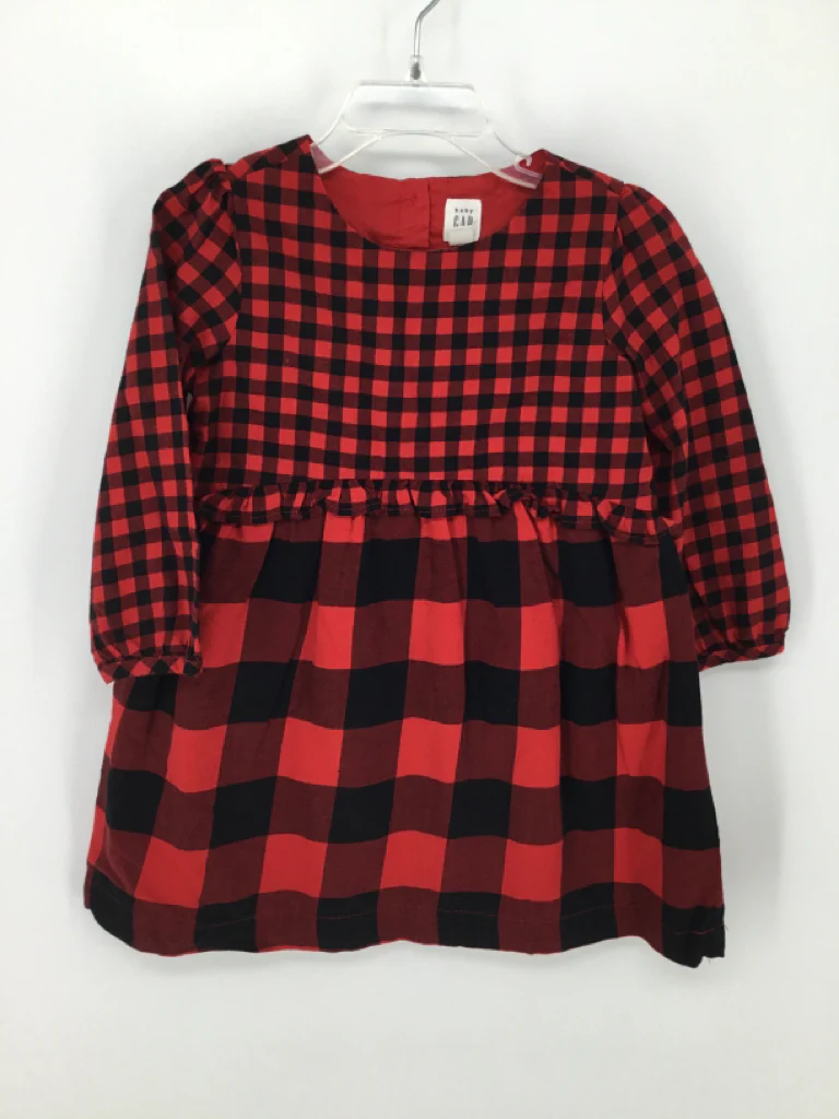 Baby Gap Child Size 4 Red Dress - girls