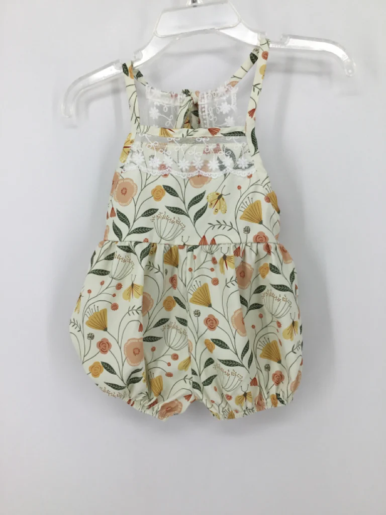 Bailey Bloosoms Child Size 3-6 Months Cream Outfit - girls