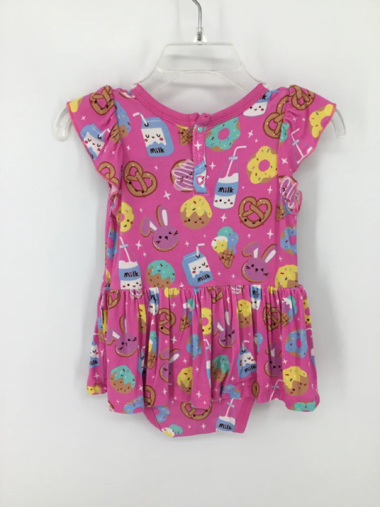 Bambino Bud Child Size 6-12 Months Pink Sleepers - Image 2