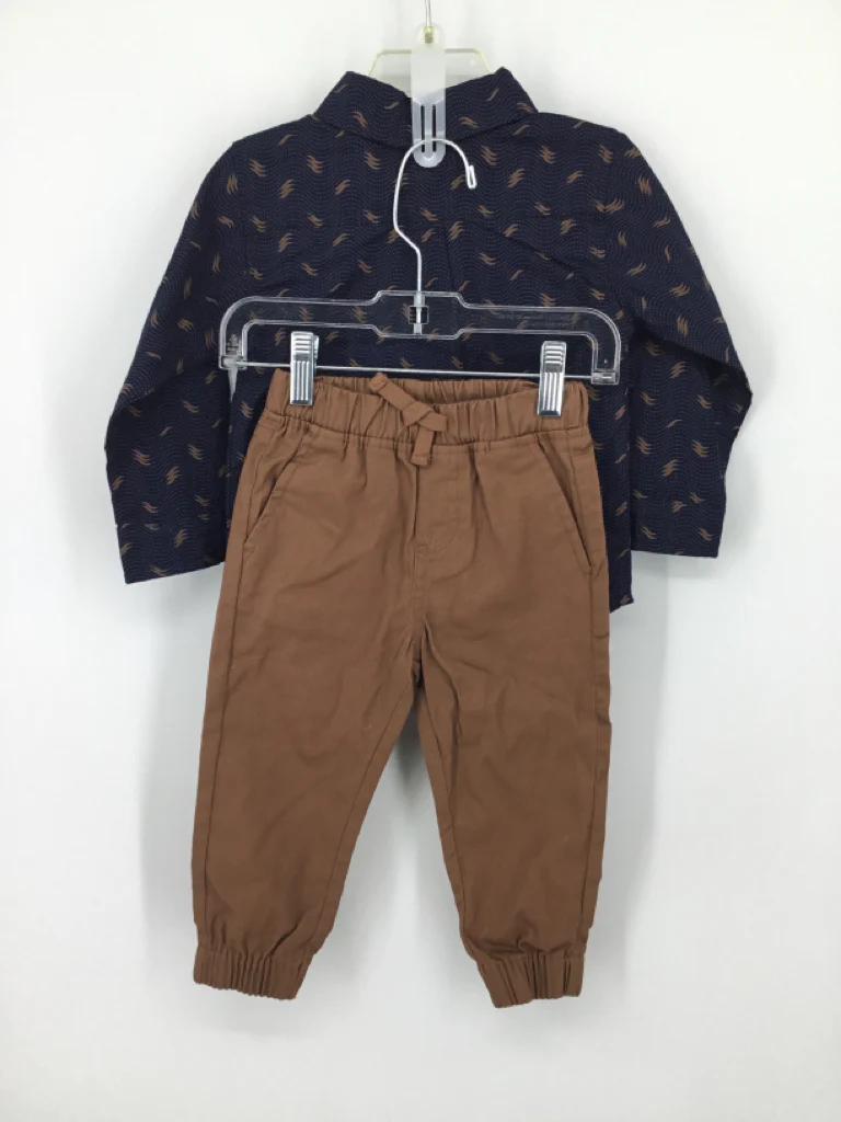 Ben Sherman Child Size 18 Months Navy Print Outfit - boys - Image 2