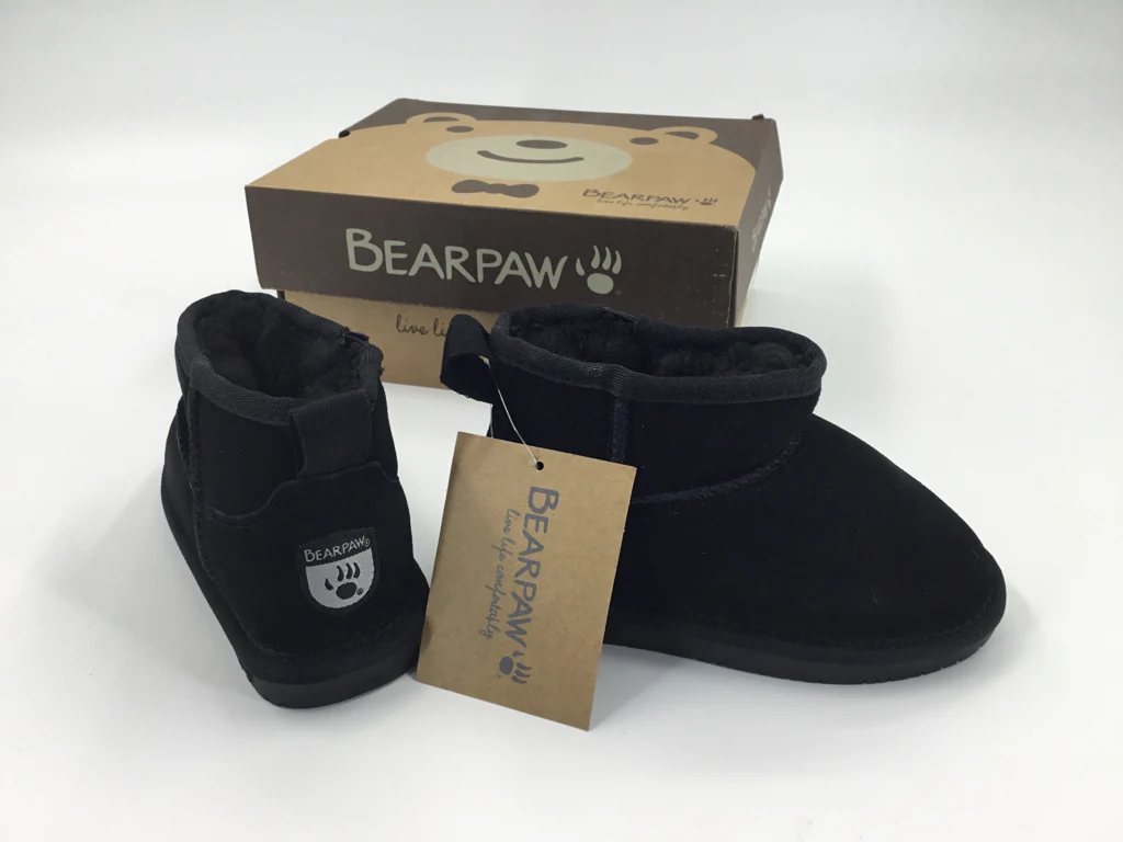 Bear Paw Child Size 10 Black Rain/Snow Boots