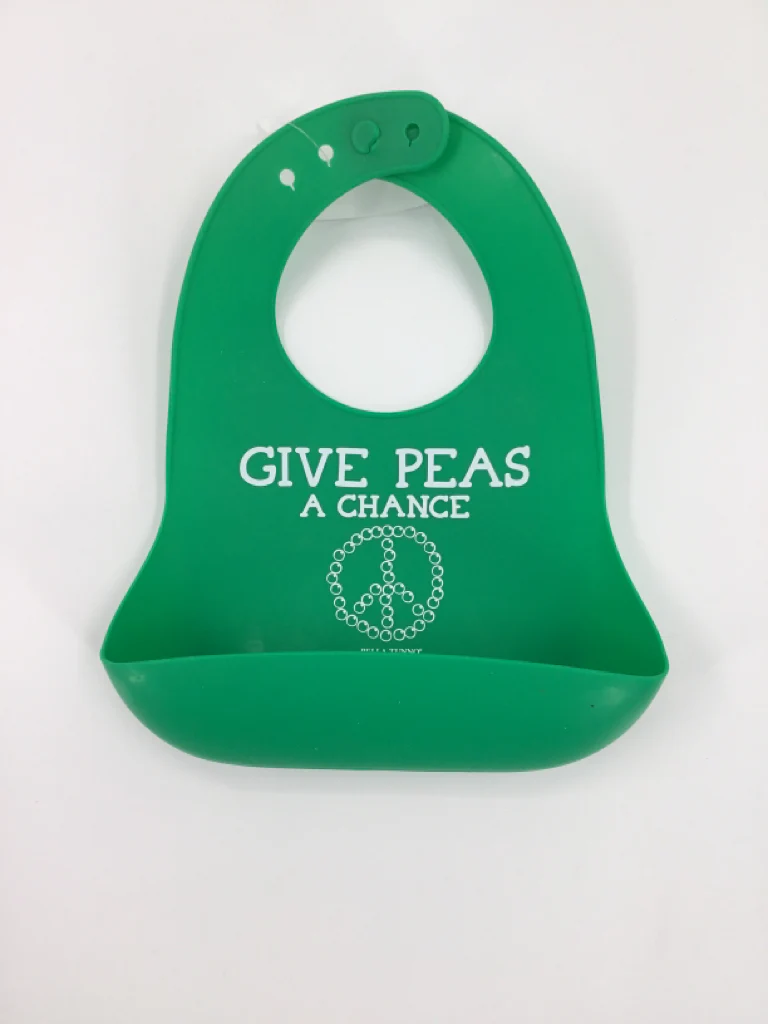Bella Tunno Green Silicone Bib
