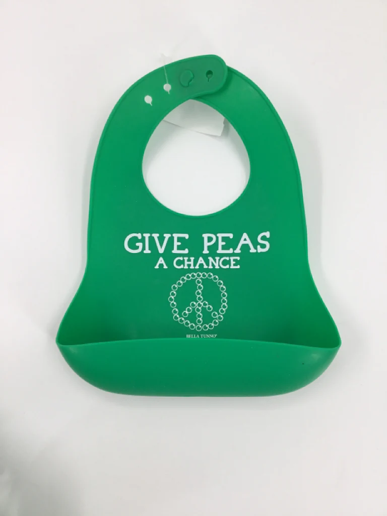 Bella Tunno Green Silicone Bib