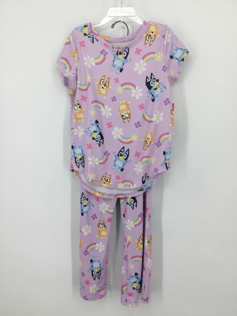 Bluey Child Size 8 Purple Pajamas - girls