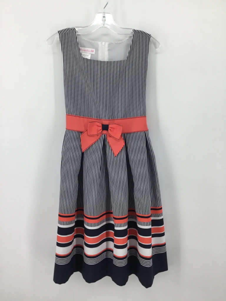 Bonnie Jean Child Size 12 Navy Dress - girls