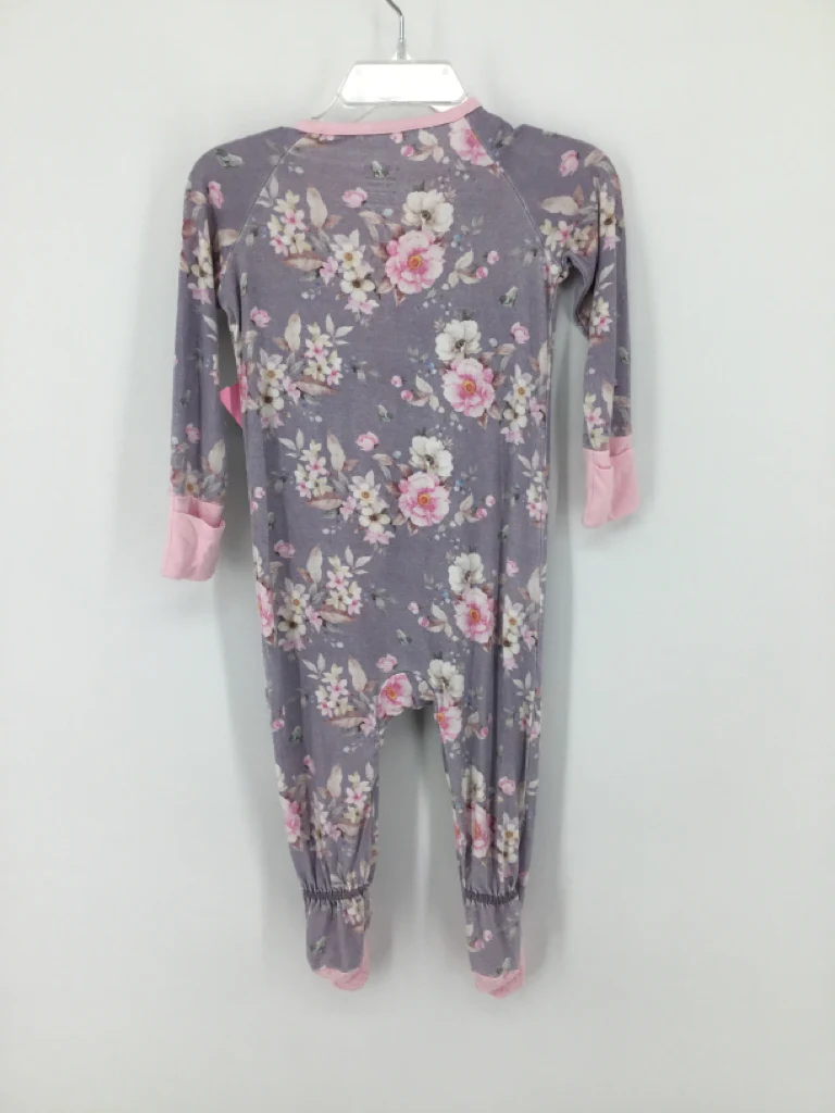 brandless Child Size 6-12 Months Purple Sleepers - Image 2