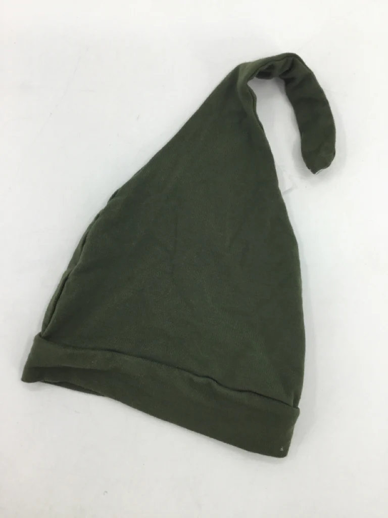 brandless Child Size Infant Green Solid Hats - boys