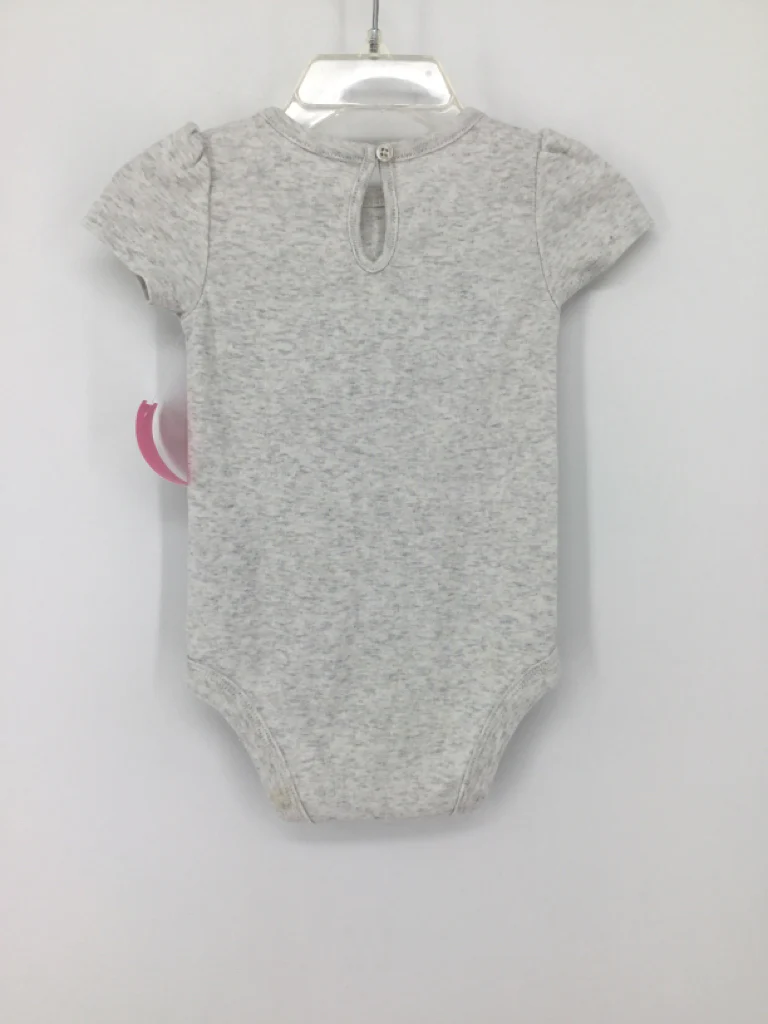 Carter's Child Size 12 Months Gray Onesie - Image 2