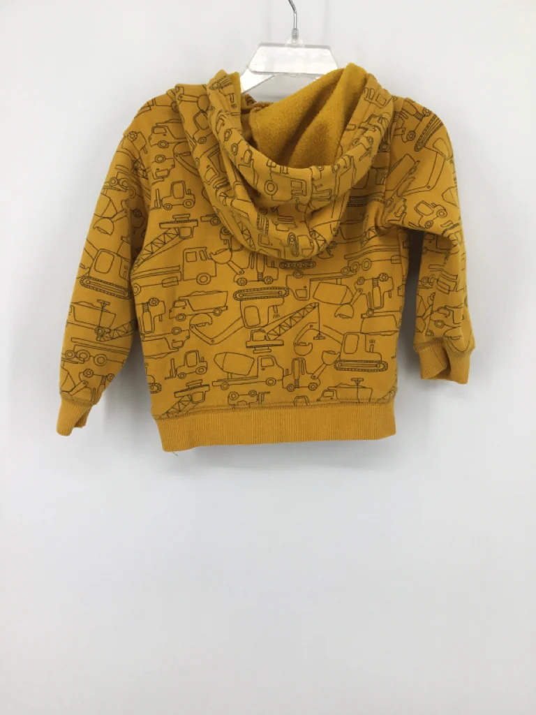Carter's Child Size 2 Slim Yellow Print Sweatshirt - boys - Image 2