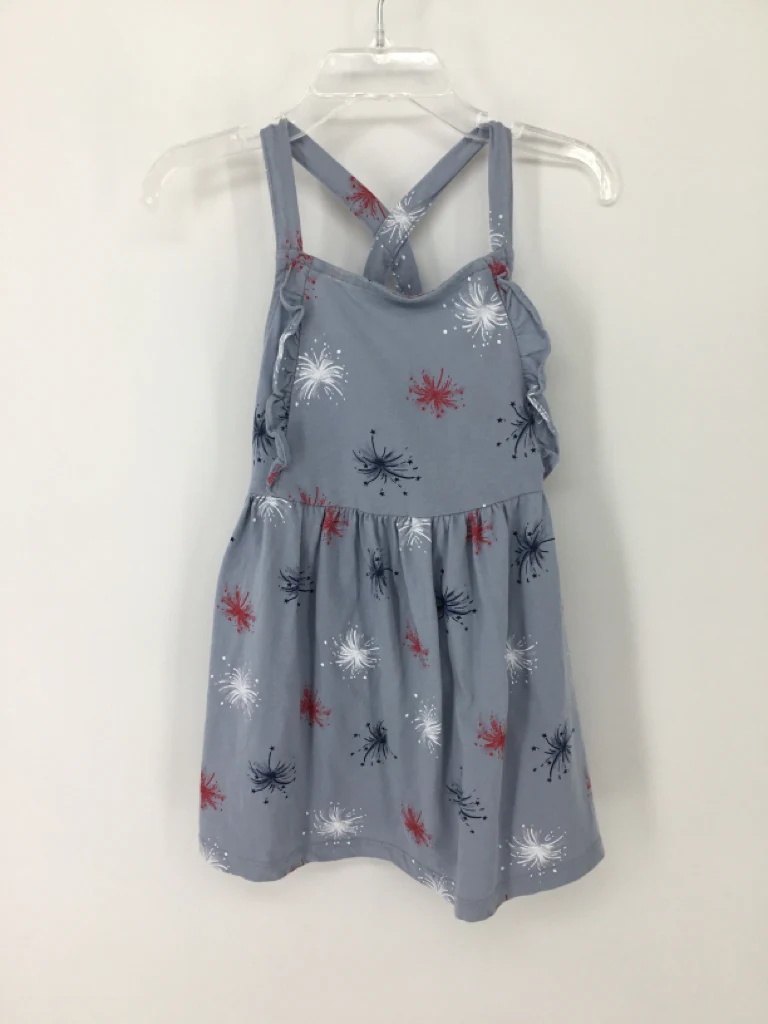 Carter's Child Size 3 Blue Stars & Stripes Dress