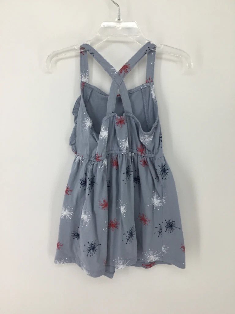 Carter's Child Size 3 Blue Stars & Stripes Dress - Image 2
