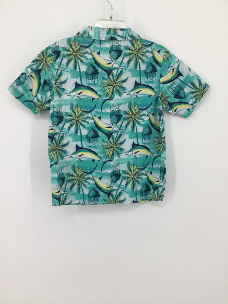 Carter's Child Size 4 Blue Print Shirt - boys - Image 2