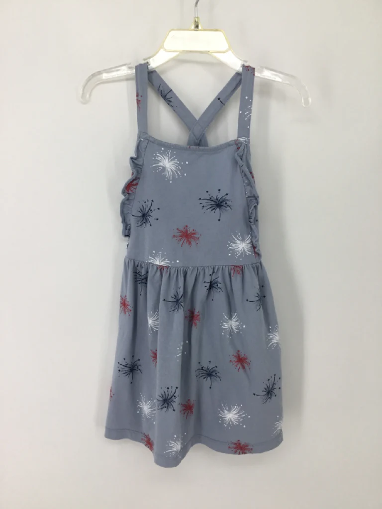 Carter's Child Size 4 Blue Stars & Stripes Dress
