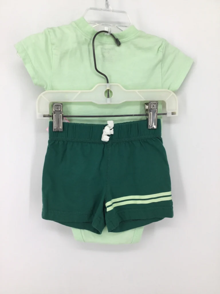 Carter's Child Size 6 Months Green screen printed Outfit - boys - Image 2