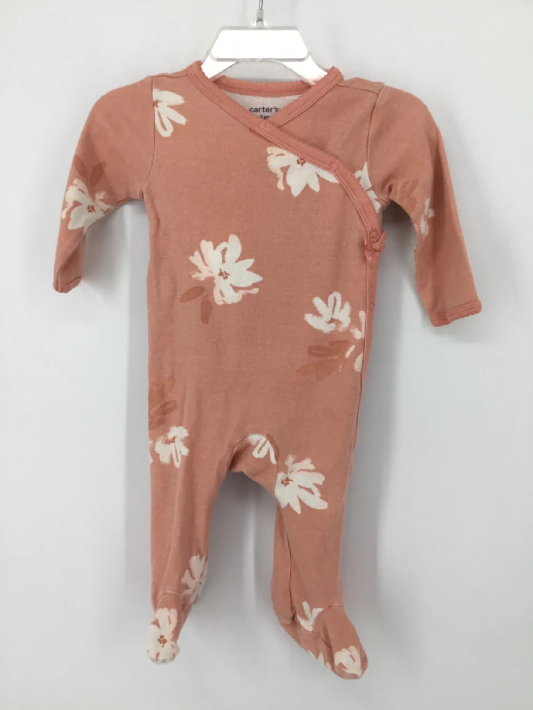Carter's Child Size 6 Months Pink Sleepers