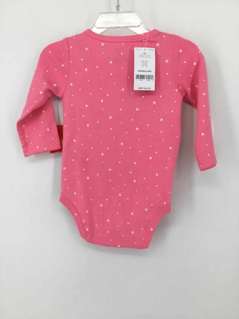Carter's Child Size 9 Months Pink Onesie - Image 3