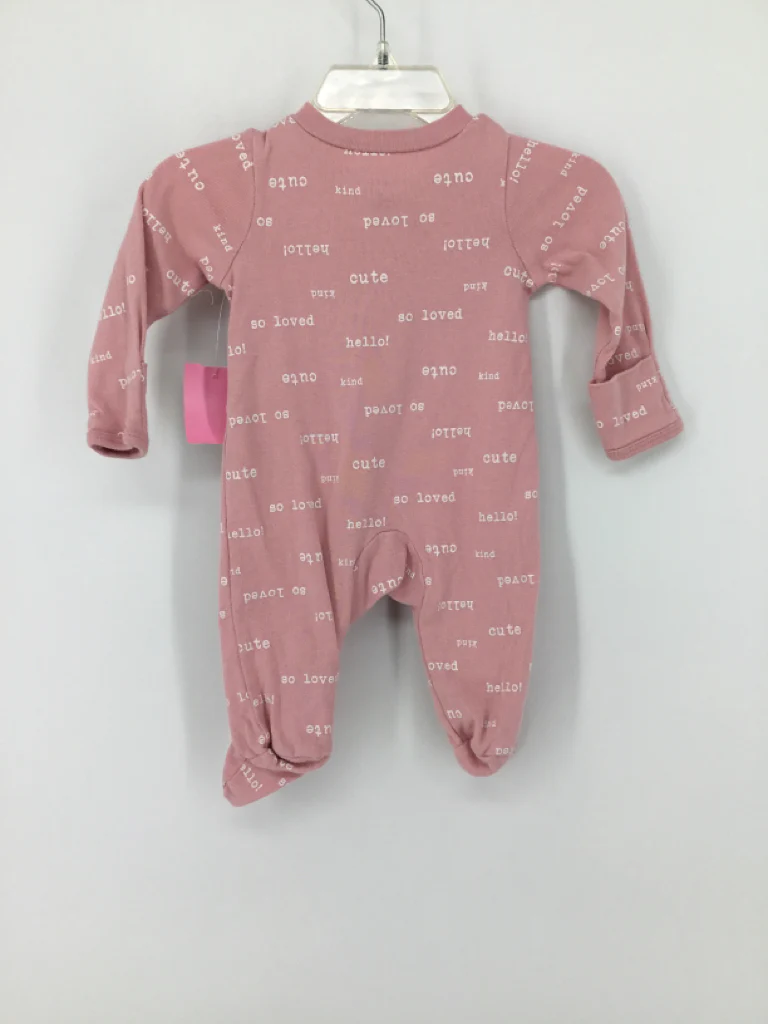 Carter's Child Size Newborn Pink Sleepers - Image 2