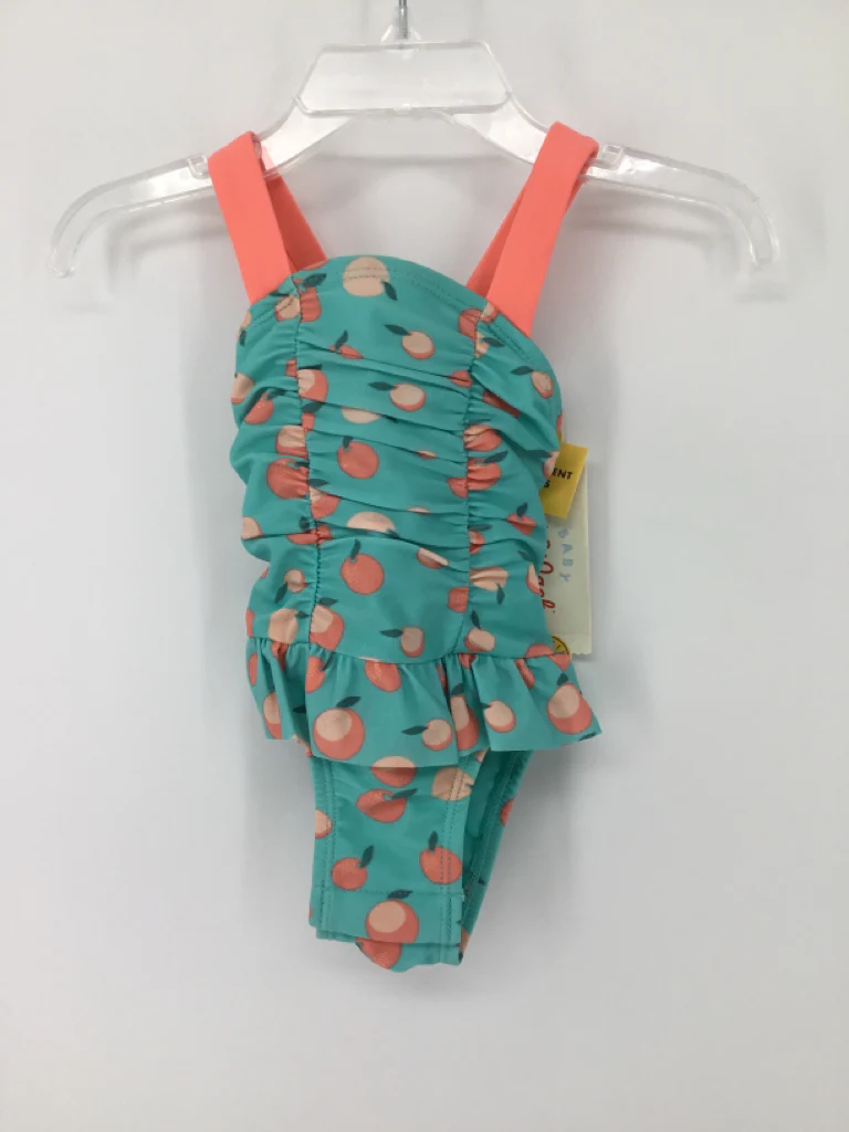 Cat & Dogma Child Size 0-3 Months Blue Swimwear - girls