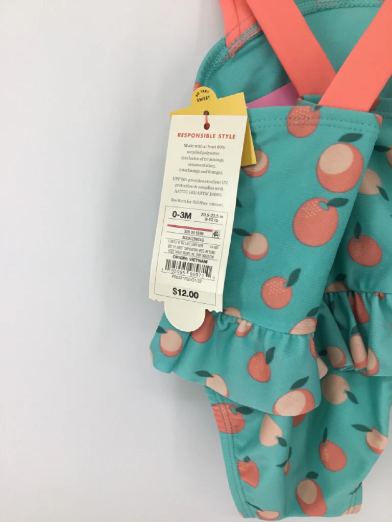 Cat & Dogma Child Size 0-3 Months Blue Swimwear - girls - Image 2
