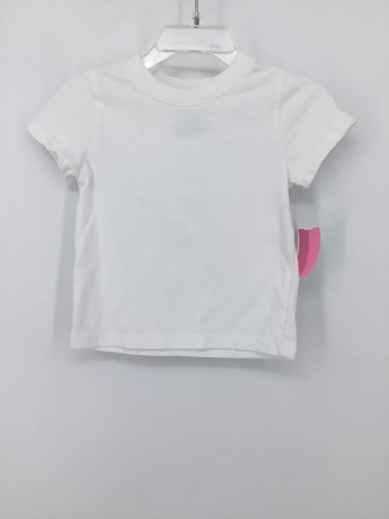 Cat & Jack Child Size 12 Months White Solid T-shirt - boys