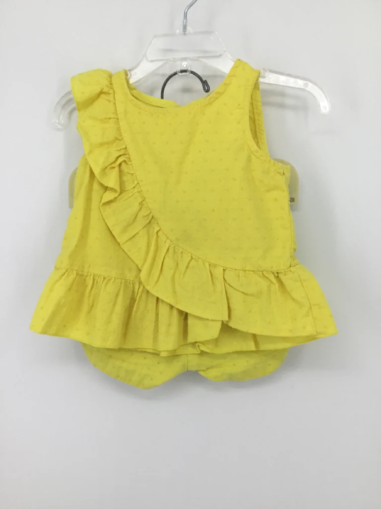 Cat & Jack Child Size 12 Months Yellow Outfit - girls