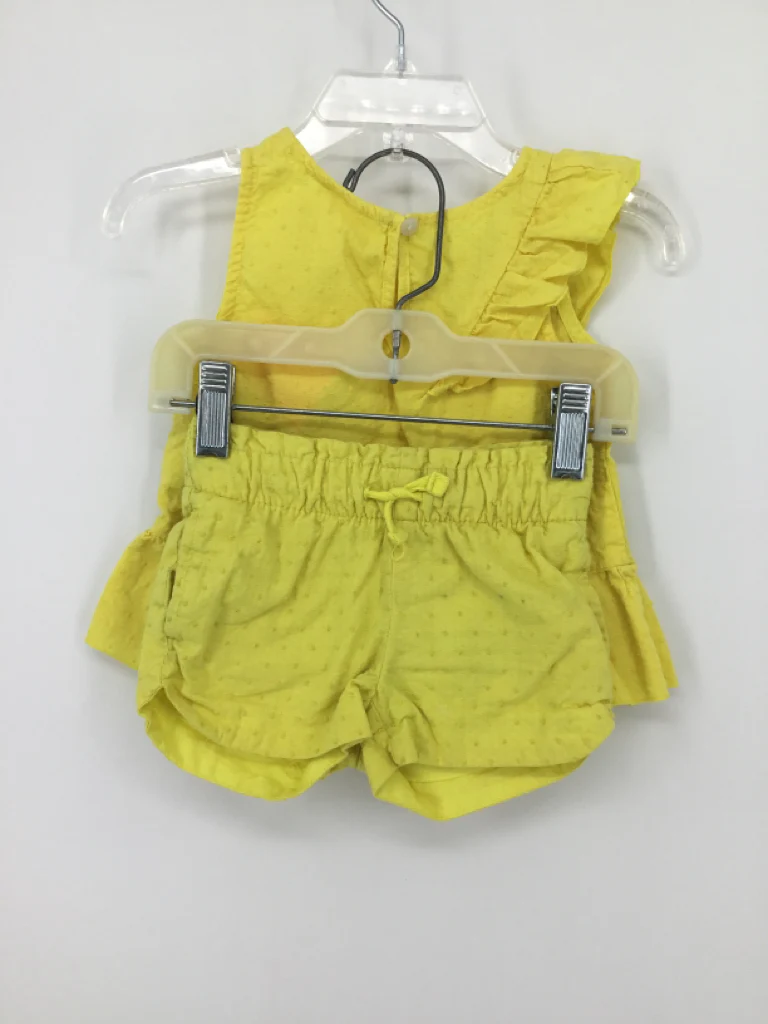 Cat & Jack Child Size 12 Months Yellow Outfit - girls - Image 2
