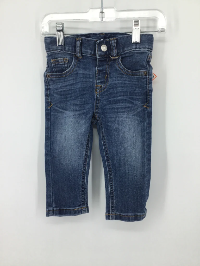 Cat & Jack Child Size 18 Months Blue Solid Jeans - boys