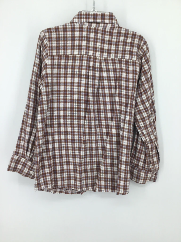 Cecil and Lou Child Size 6 Brown Plaid Shirt - boys - Image 2