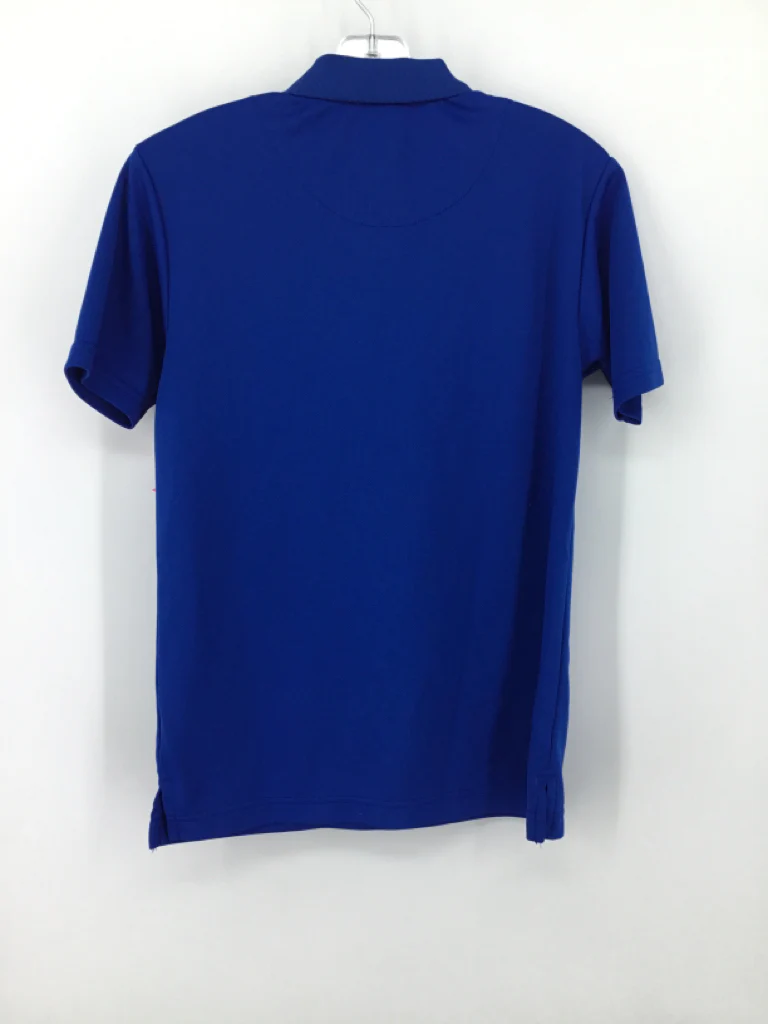 Chaps Child Size 10 Blue Solid Shirt - boys - Image 2
