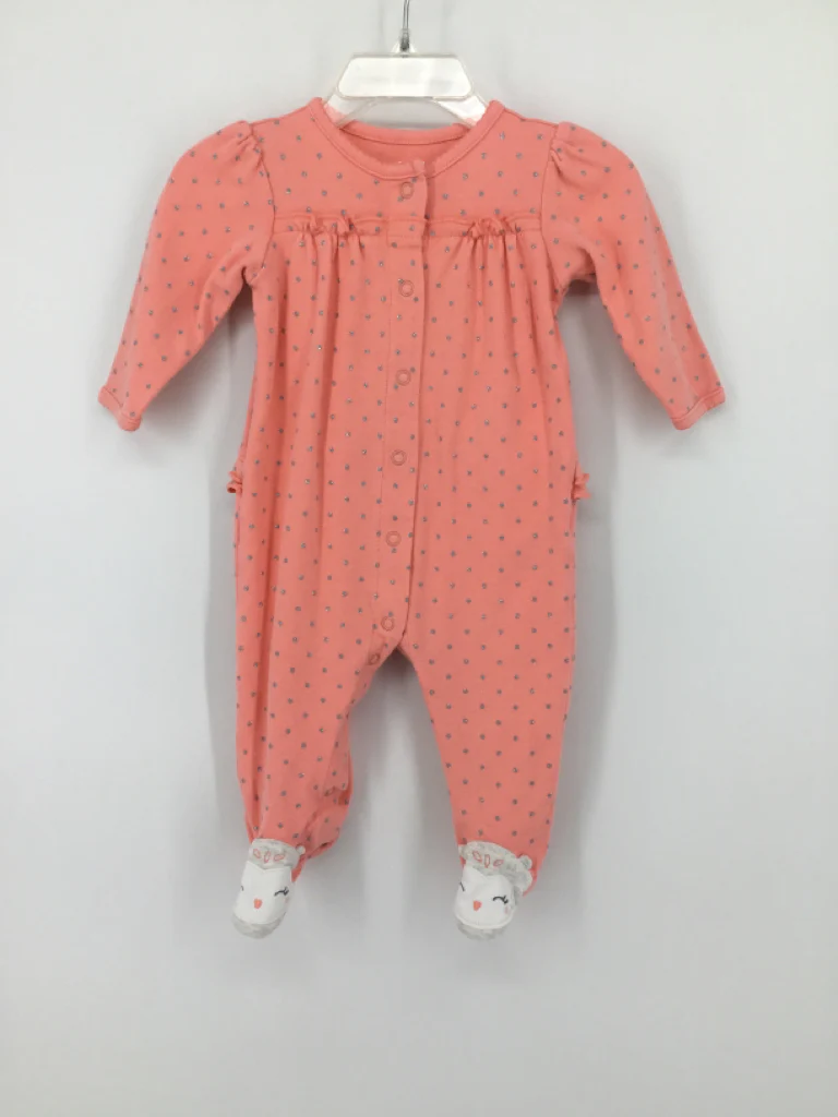 Child of Mine Child Size 3-6 Months Pink Sleepers