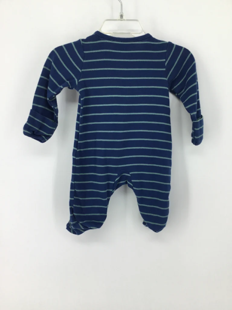 Child of Mine Child Size Newborn Blue Sleepers - Image 2