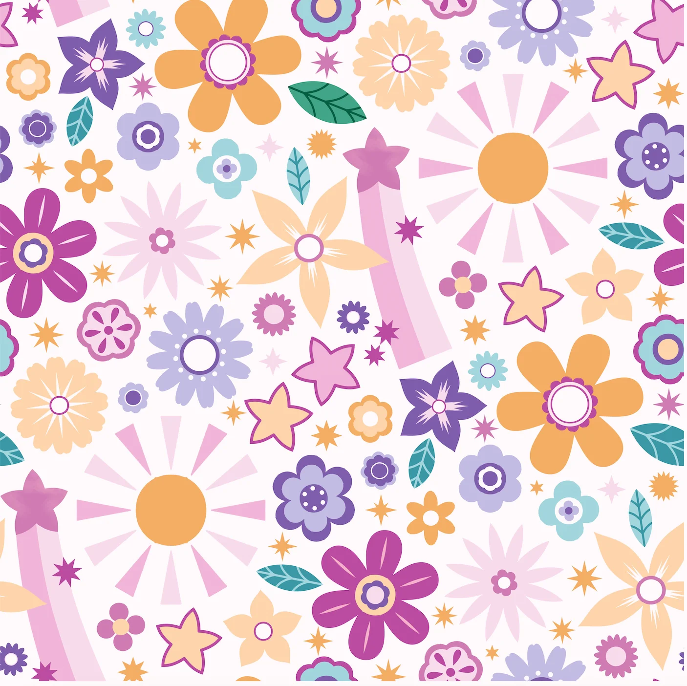 Bird & Bean Bamboo Tulle Dress - Flower Power - Image 3