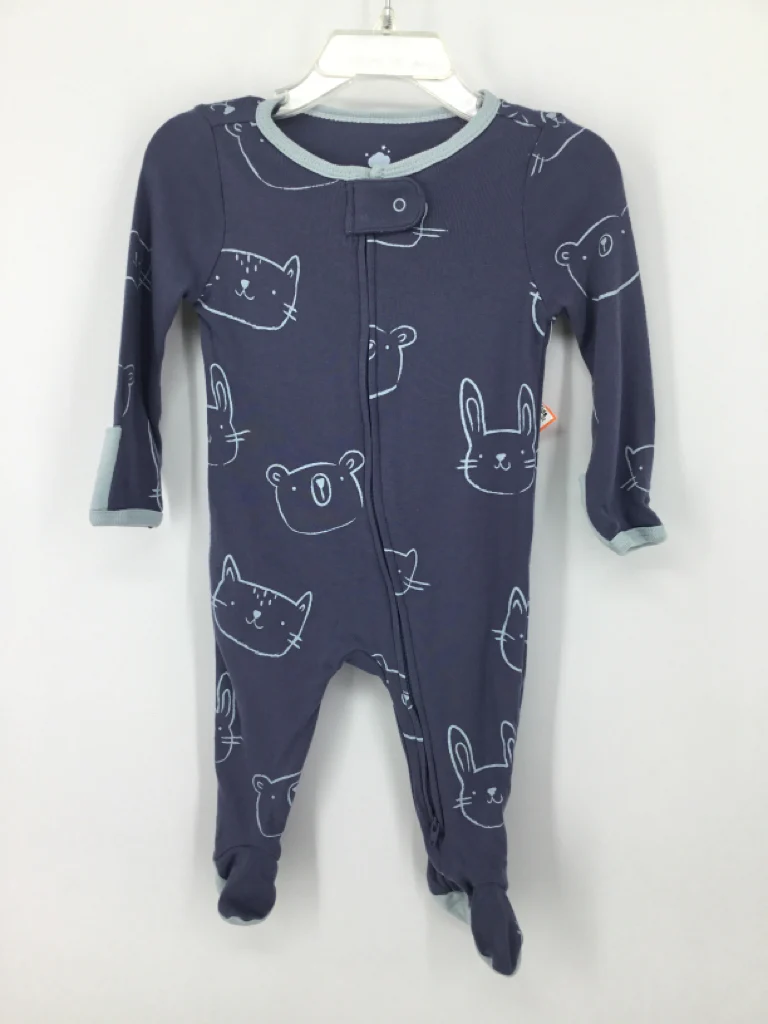 cloud island Child Size 3-6 Months Blue Sleepers