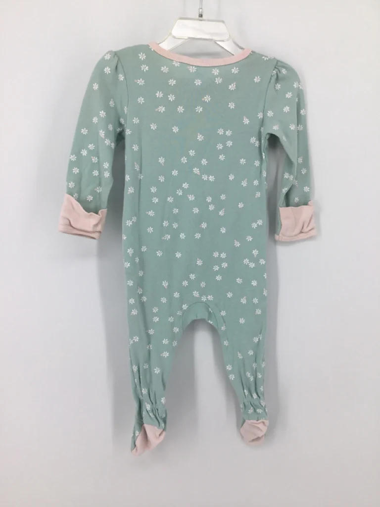 cloud island Child Size 6-9 Months Blue Sleepers - Image 2