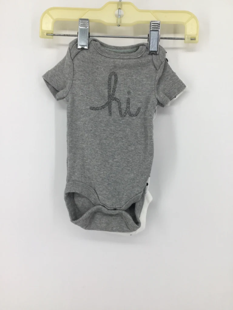 cloud island Child Size Newborn Gray Onesie