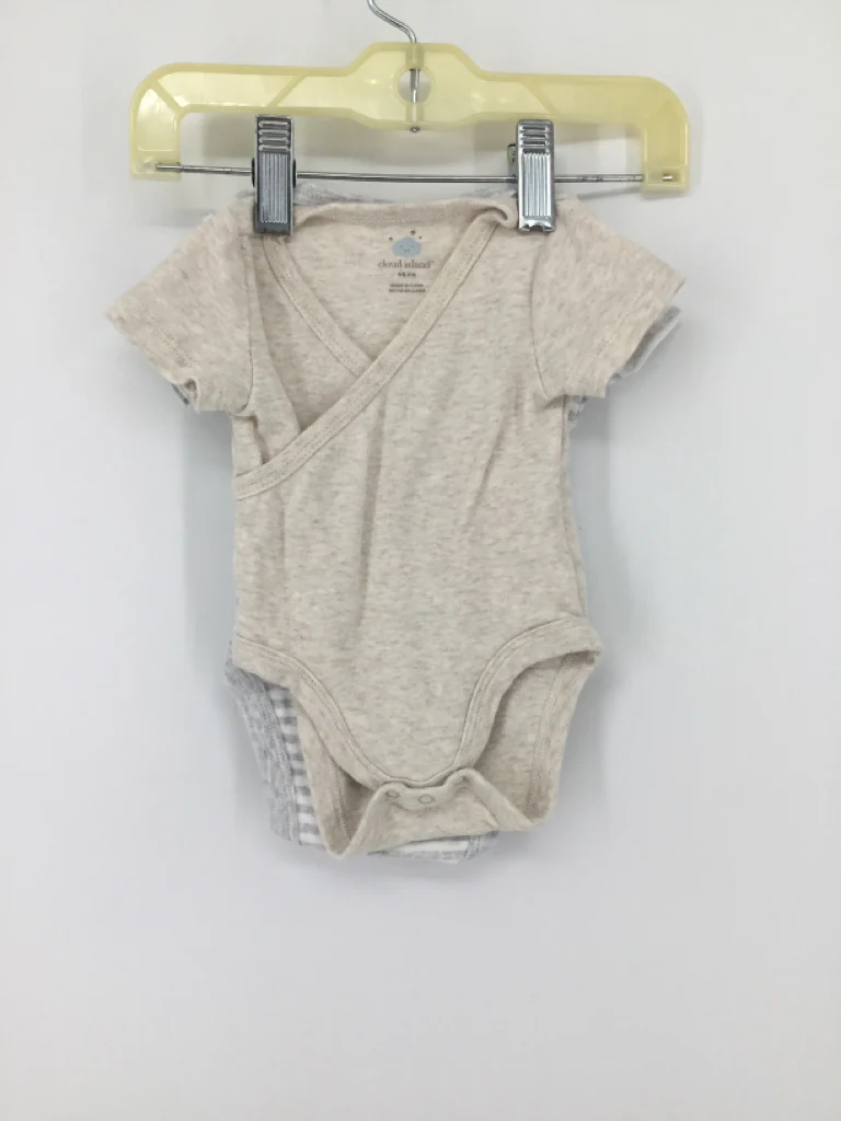 cloud island Child Size Newborn White Sleepers - Image 2