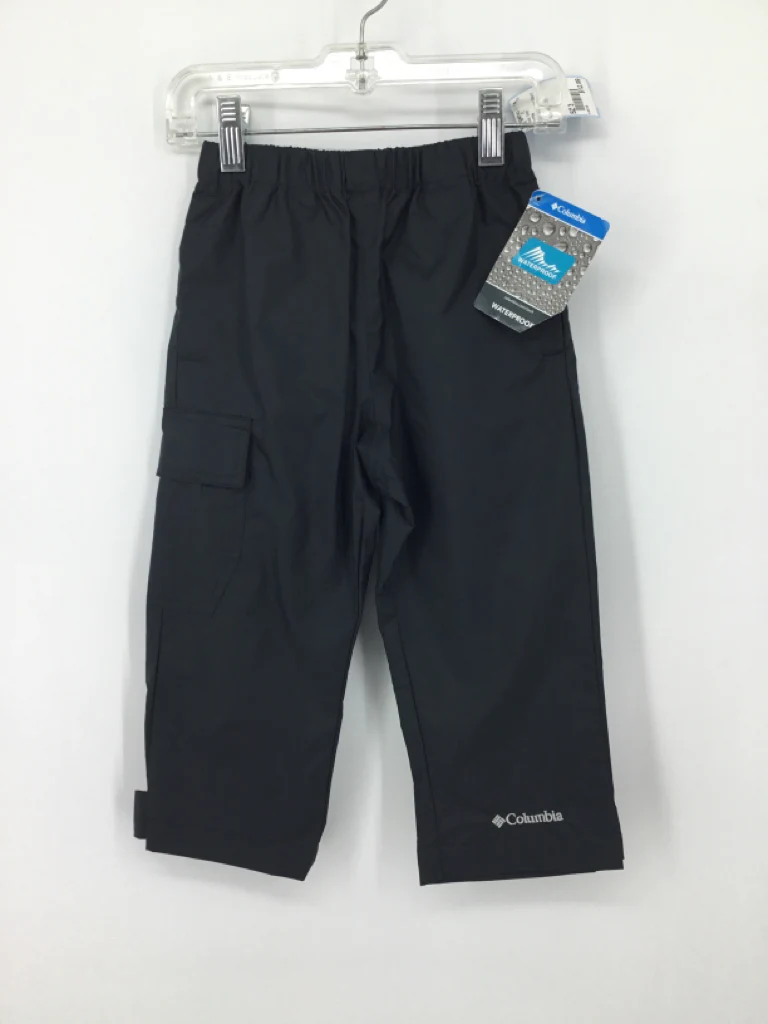 Columbia Child Size 3 Black Solid Rain Pants