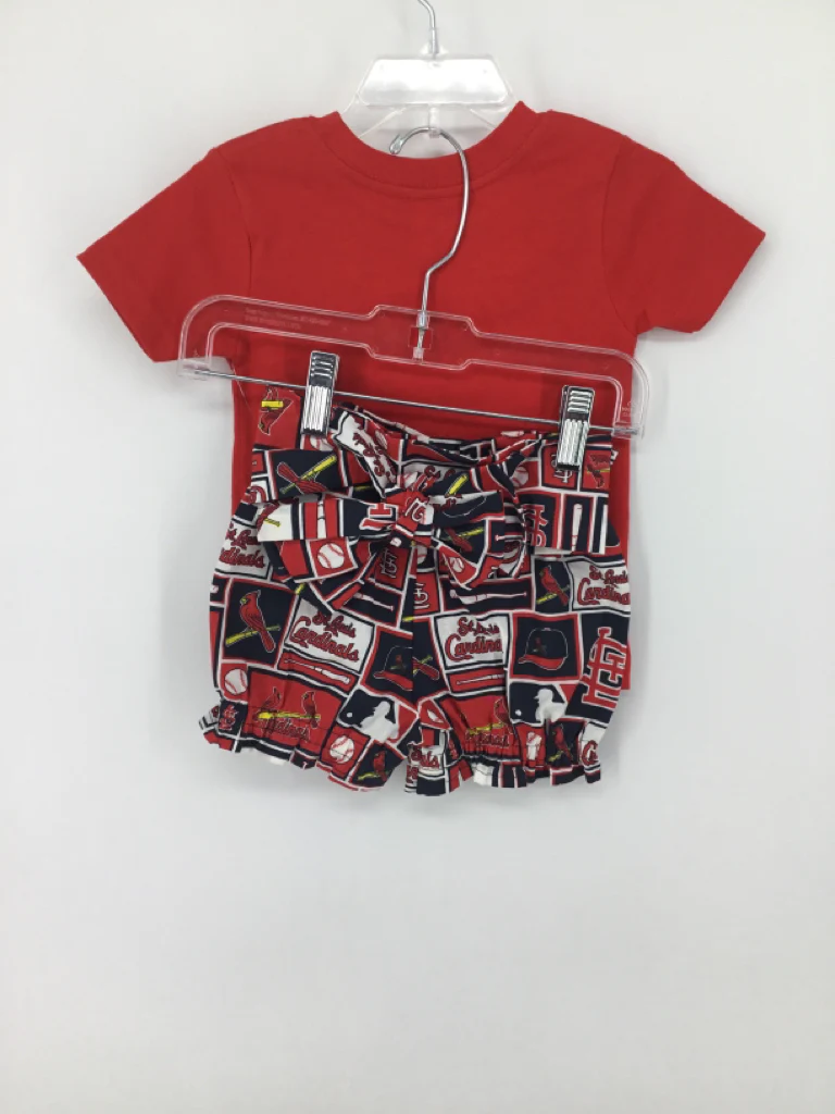 Creations of Grace Child Size 12-18 Months Red Outfit - girls - Image 2