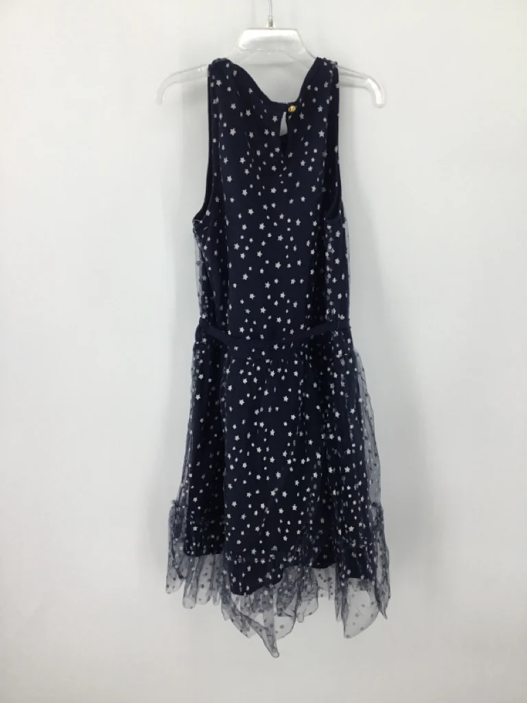 Crew & Company Child Size 10 Navy Stars & Stripes Dress - Image 2