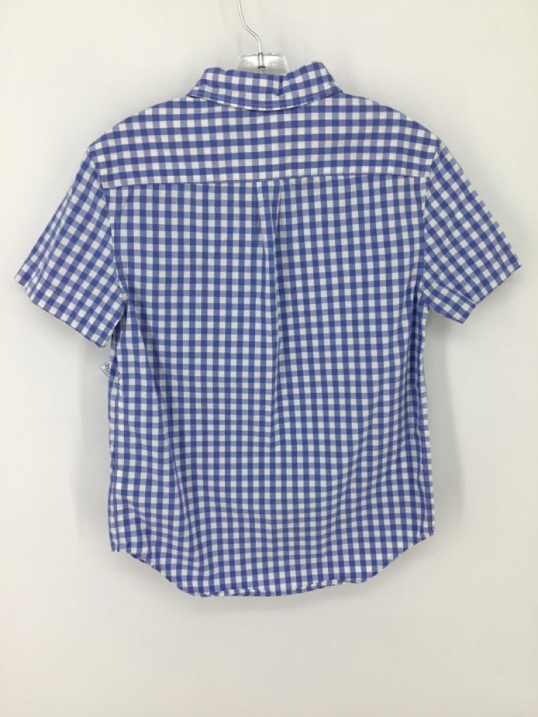 Crewcuts Child Size 10 Blue Gingham Shirt - boys - Image 2