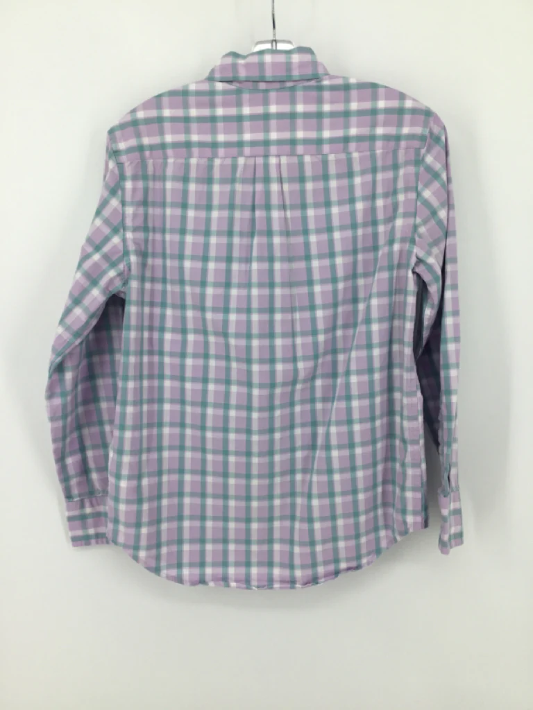 Crewcuts Child Size 10 Purple Plaid Shirt - boys - Image 2