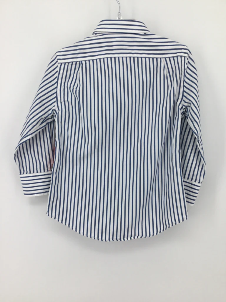 Crewcuts Child Size 3 Blue Stripe Shirt - boys - Image 2