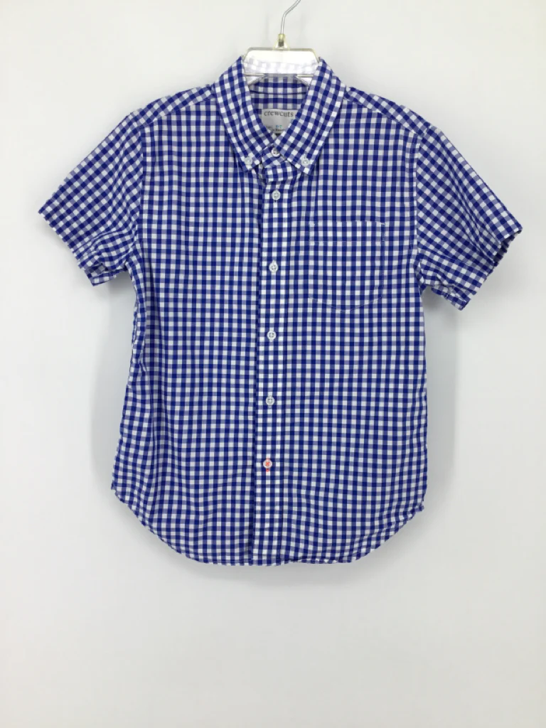 Crewcuts Child Size 6 Blue Gingham Shirt - boys